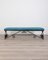 Vintage Bench in Iron and Fabric, 1950s 1