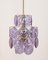Lámpara de araña de cristal de Murano de Vistosi, años 50, Imagen 7
