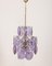 Lámpara de araña de cristal de Murano de Vistosi, años 50, Imagen 1