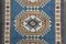 Vintage Turkish Blue Beige Wool Oushak Rug , 1960s, Image 5