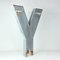 Large Vintage Industial Czechoslovakian Letter Y in Zinc, 1950s 7