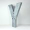 Large Vintage Industial Czechoslovakian Letter Y in Zinc, 1950s 10