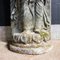 Verwitterte Terrakotta-Hindu-Tempel-Statue, Bali 6