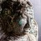 Verwitterte Terrakotta-Hindu-Tempel-Statue, Bali 10