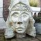 Brutist Concrete Bust of Egyptian Head, 1960s 4