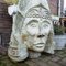 Brutist Concrete Bust of Egyptian Head, 1960s 3