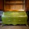 Large Antique Cabinet in Green, Holland, 1880s 5