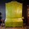 Large Antique Cabinet in Green, Holland, 1880s, Image 1