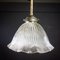 Antique Hanging Lamp in Holophane Style, 1920s, Image 1