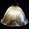 Antique Hanging Lamp in Holophane Style, 1920s 5