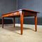 Vintage Red & Brown Dining Table in Cherry 1