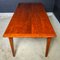 Vintage Red & Brown Dining Table in Cherry 4