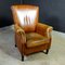Vintage Brown Leather Armchair, Image 2