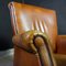 Vintage Brown Leather Armchair 5