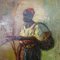 African Farm Worker, 1910s, Painting, Framed, Image 5