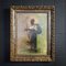 African Farm Worker, 1910s, Painting, Framed 1