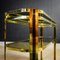 Vintage Hollywood Regency Brass and Glass Console Table 4