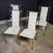 Vintage Hollywood Regency Dining Table and Chairs by Renato Zevi for Belgo Chrom, Set of 5 13