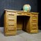 Oak Desk with Drawers, 1930s 2