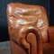 Fauteuil Vintage en Cuir Cognac 7