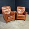 Vintage Leather Armchair in Cognac Brown 4