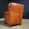 Vintage Leather Armchair in Cognac Brown 2
