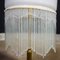 Vintage Table Lamp with Pegels in Milk Glass & Brass 4