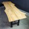 Industrial Dining Table in Cherry & Steel 7