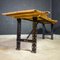 Industrial Dining Table in Cherry & Steel 11