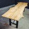 Industrial Dining Table in Cherry & Steel 8