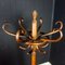 Vintage Brown Standing Coat Rack in Thonet Style 4