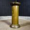 Antique Brass Column with Patina, Image 1