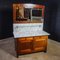 Art Deco Cupboard with Mirror and Marble Top, Image 3