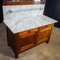 Art Deco Cupboard with Mirror and Marble Top 6