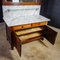 Art Deco Cupboard with Mirror and Marble Top, Image 9