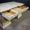 Vintage Brocante Desk with Drawers and Patina 6