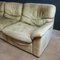 Vintage Modular Corner Sofa in Green Leather, Set of 6 5