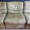 Vintage Modular Corner Sofa in Green Leather, Set of 6 9