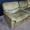 Vintage Modular Corner Sofa in Green Leather, Set of 6 7