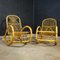 Vintage Rocking Chairs in Rattan, 1970s 1