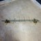 Vintage Wall Coat Rack in Brass, Image 1