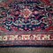 Large Vintage Middle Eastern Floral Rug 8