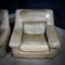 Vintage Grey Leather Armchair 2