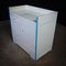 Mid-Century Commode in White & Blue, 1950s 7