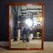 Großer Vintage Spiegel mit Holzrahmen, 1950er 3