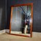 Specchio grande vintage con cornice in legno, anni '50, Immagine 1