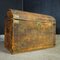 Brocante Swedish Bridal Box in Leather, 19th Century, Image 1