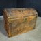 Brocante Swedish Bridal Box in Leather, 19th Century 2