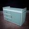 Vintage Blue Turquoise Kitchen Cabinet, 1950s 1
