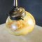 Vintage Ceiling Lamp with Alabaster Shade, Image 5